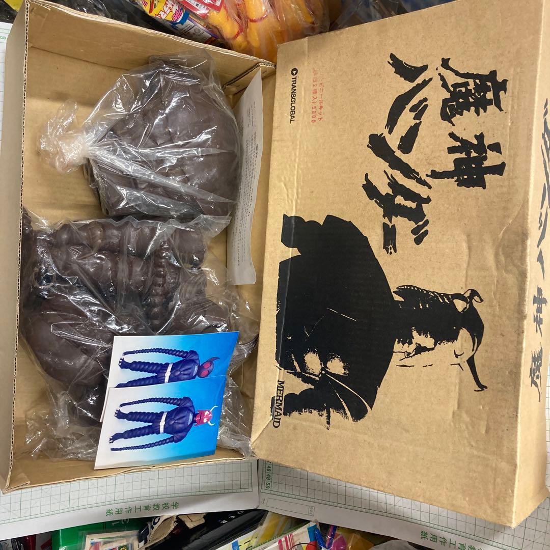 1990年マーミット製 魔神バンダー ソフビ ガレージキット全高約40cm首2種