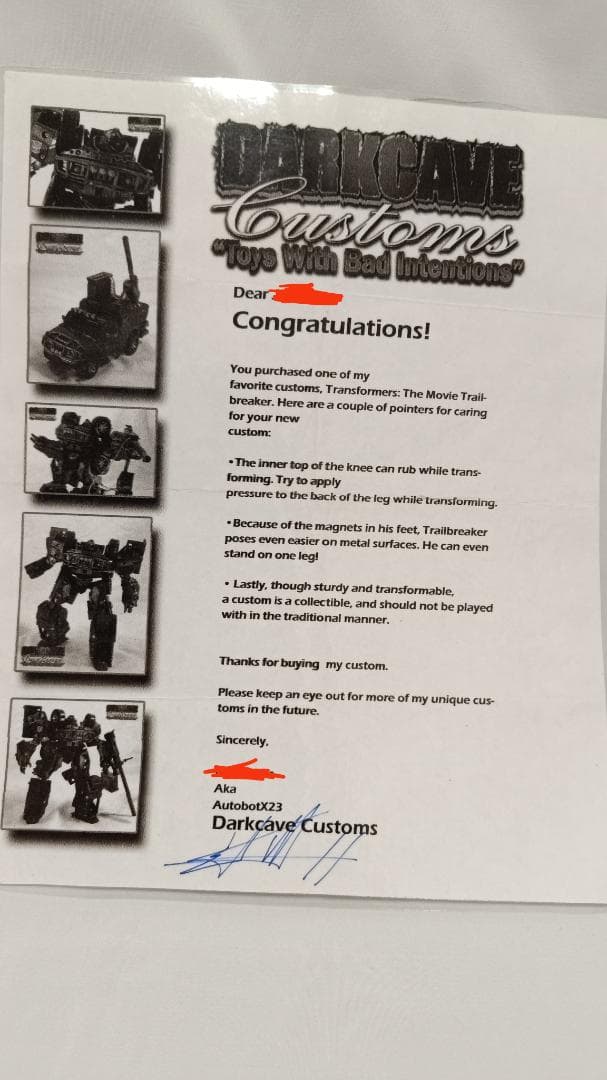 トランスフォーマー ムービー版 カスタム トレイルブレイカー