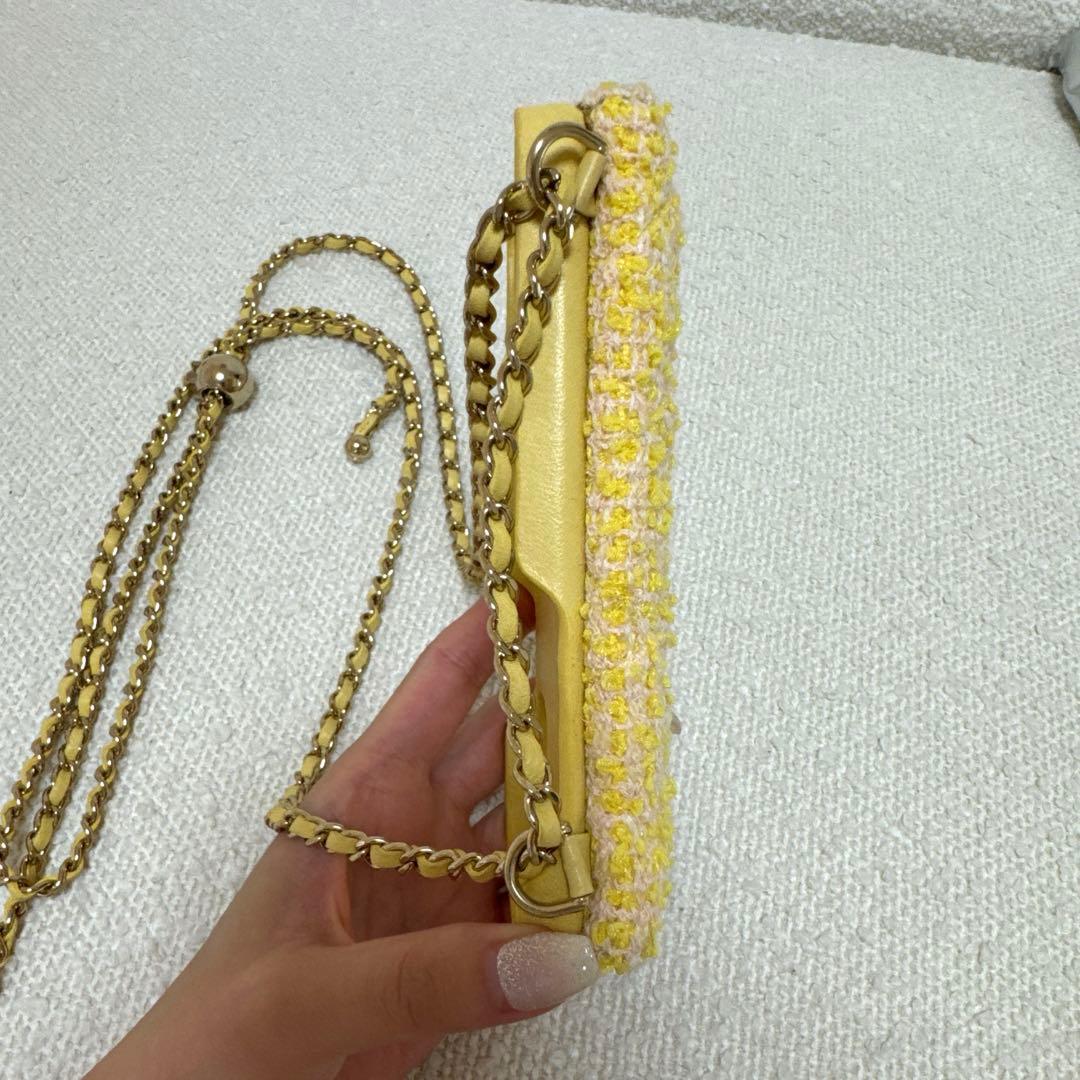 CHANEL♡シャネル♡スマホケース♡ツイード♡