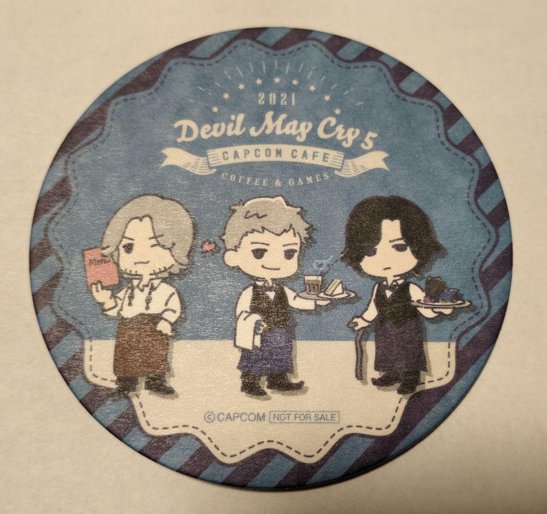カプコンカフェ デビルメイクライ コースター　バージル　ダンテ　V