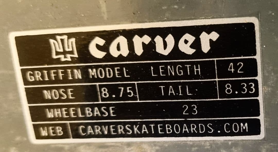 カーバー ロングスケート スウィングトラック スラスター サーフスケート米国製