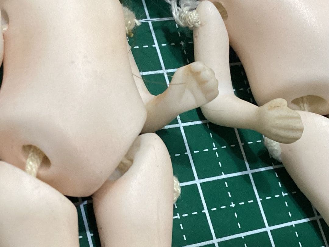 ミニョネット　アンティークビスクドール 2体セット T/D刻印あり　ヴィンテージ