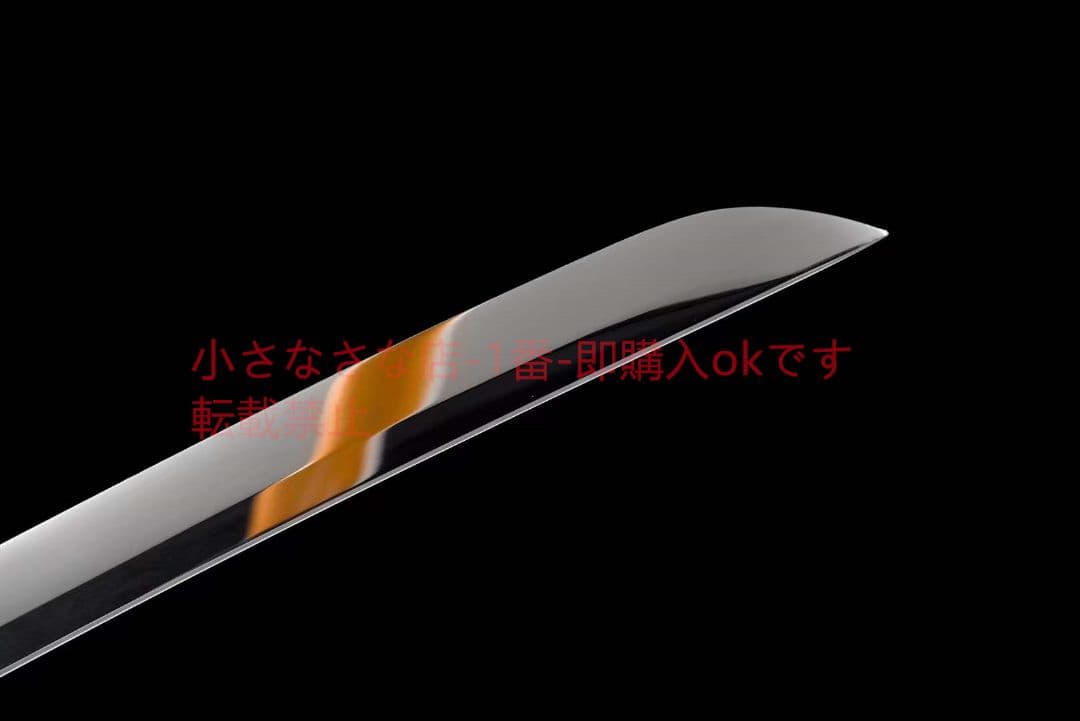 26寸銅装鋒鋼超鏡面武士刀『鏡面紅武士』 古兵器 武具 刀装具 日本刀 居合刀