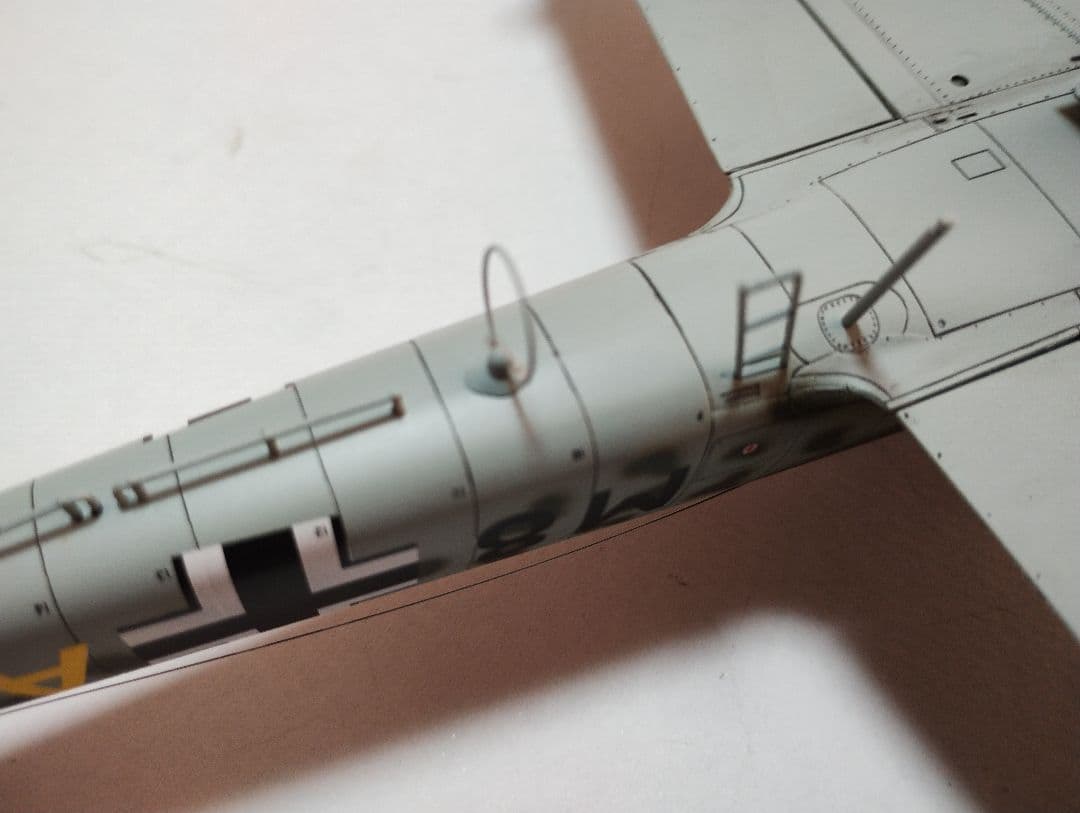 プラモデル完成機　1/48　メッサーシュミットBf110D-3