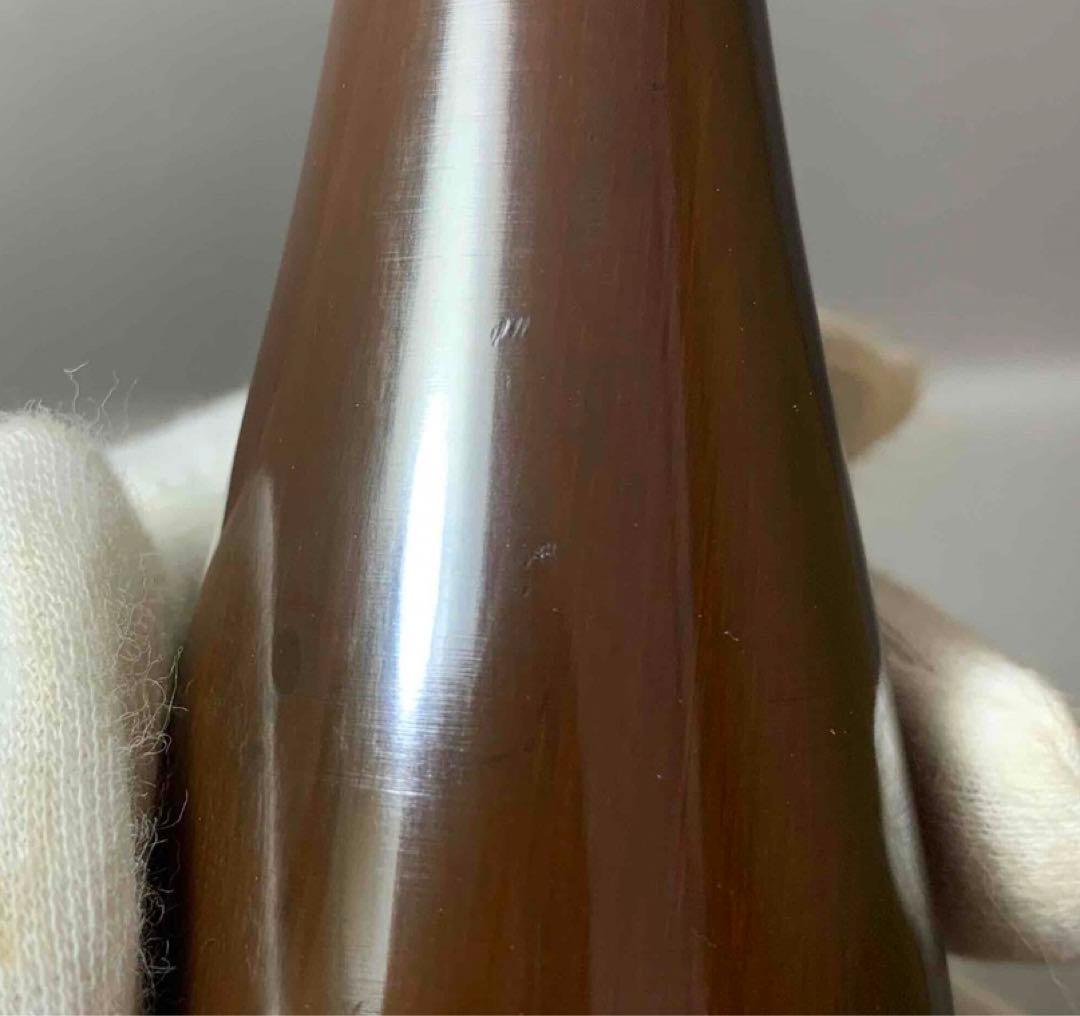 茶道具　鶴の絵　花入　竹影堂