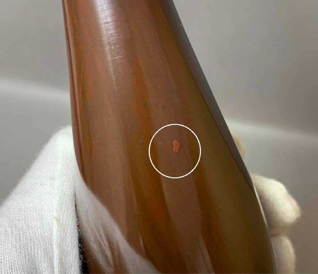 茶道具　鶴の絵　花入　竹影堂