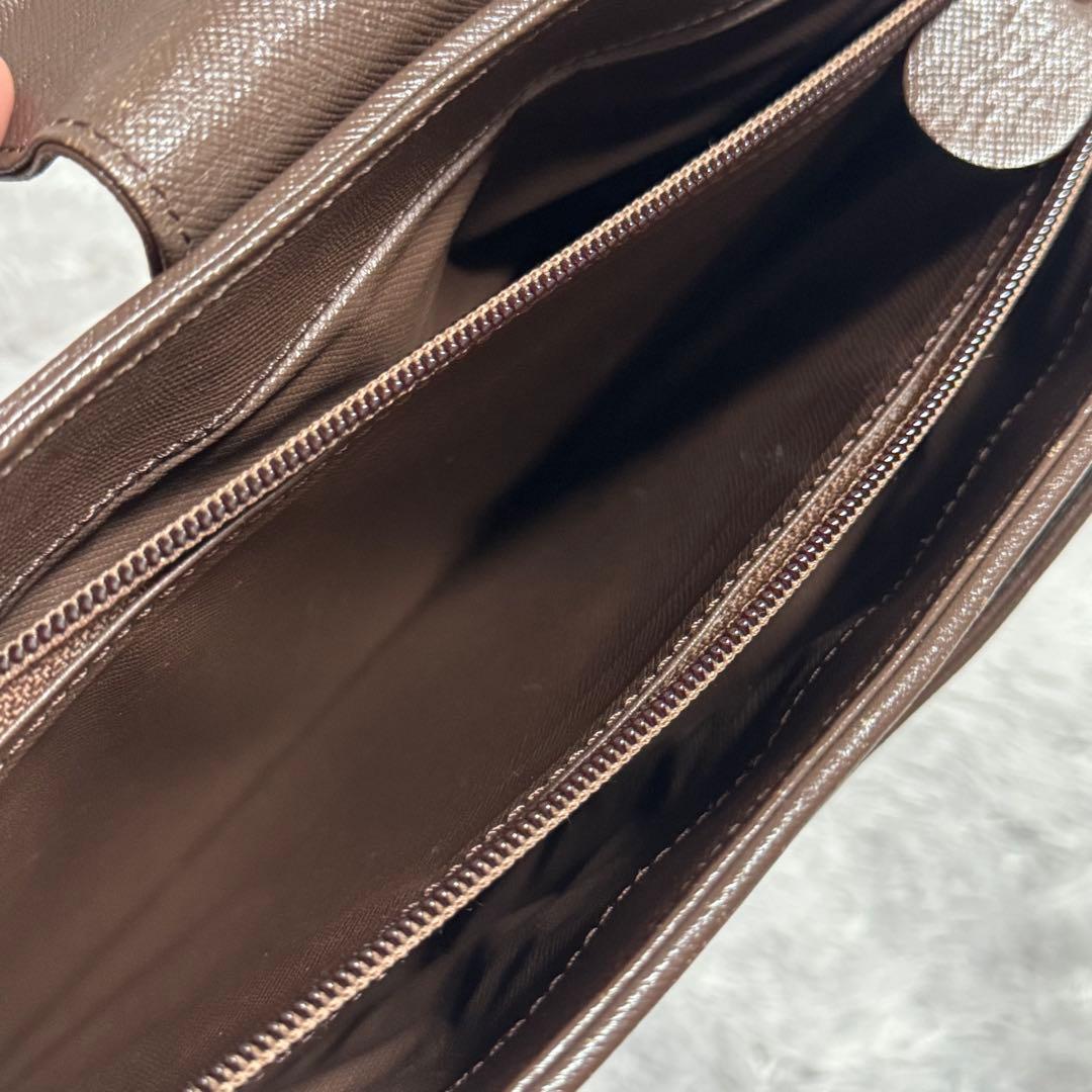 フィロ様★バーバリーズ ノバチェック ショルダーバッグ PVC×レザークロス