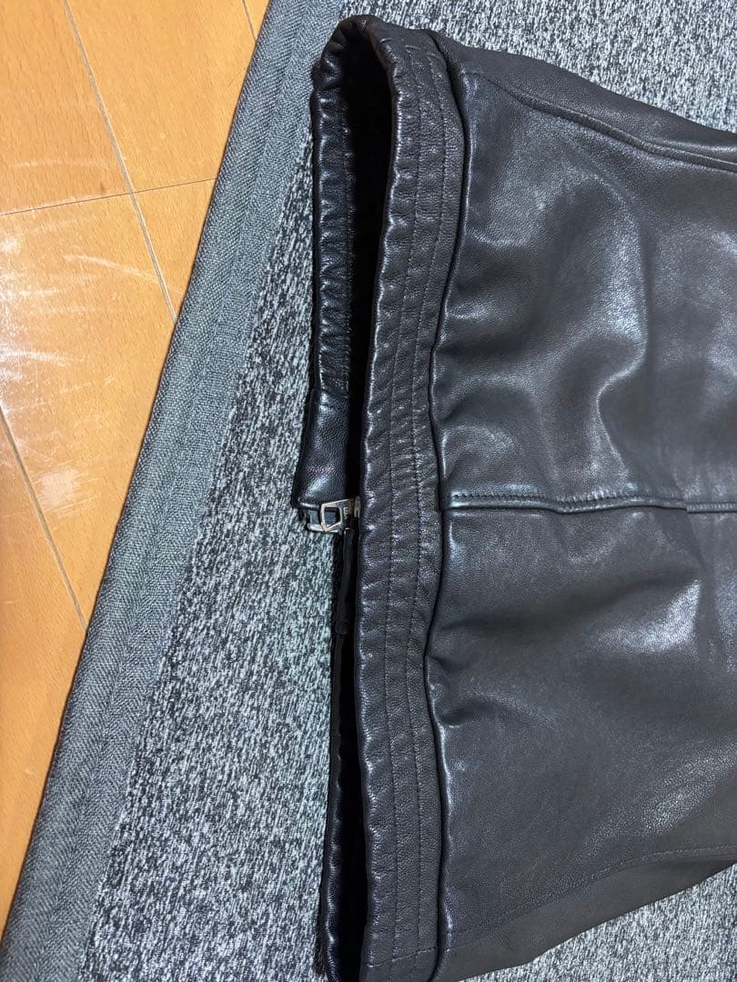 ※ウメ吉【美品】Schott No.3111028 ゴートレザー ブラック