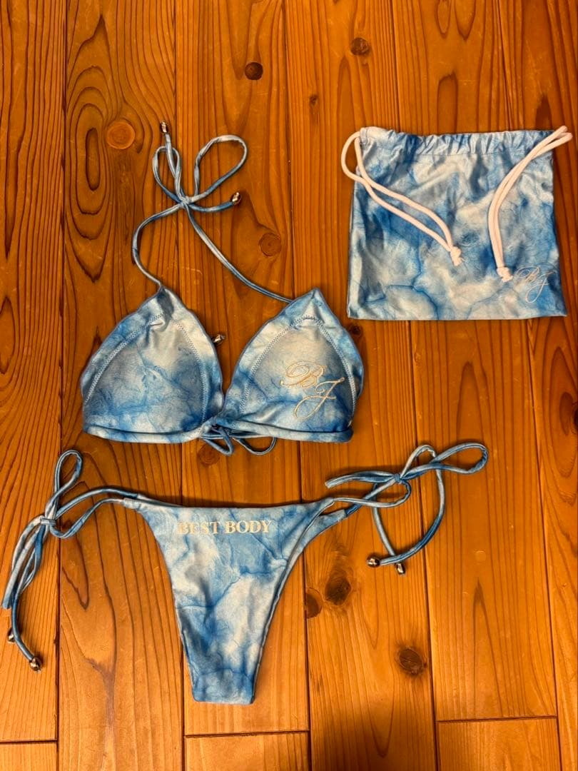 ベストボディジャパン公式　ビキニ M マーブルブルー