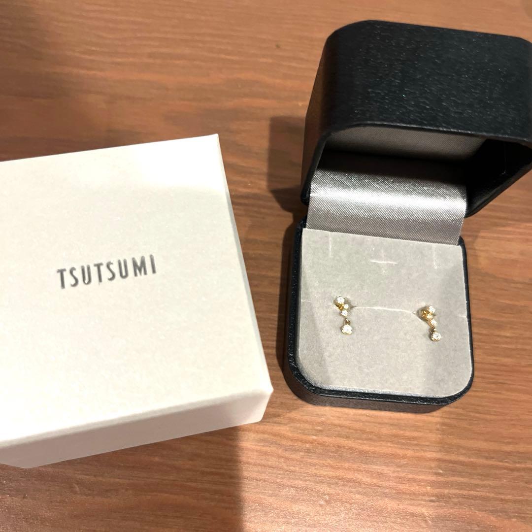 TSUTSUMI クリスタルピアス