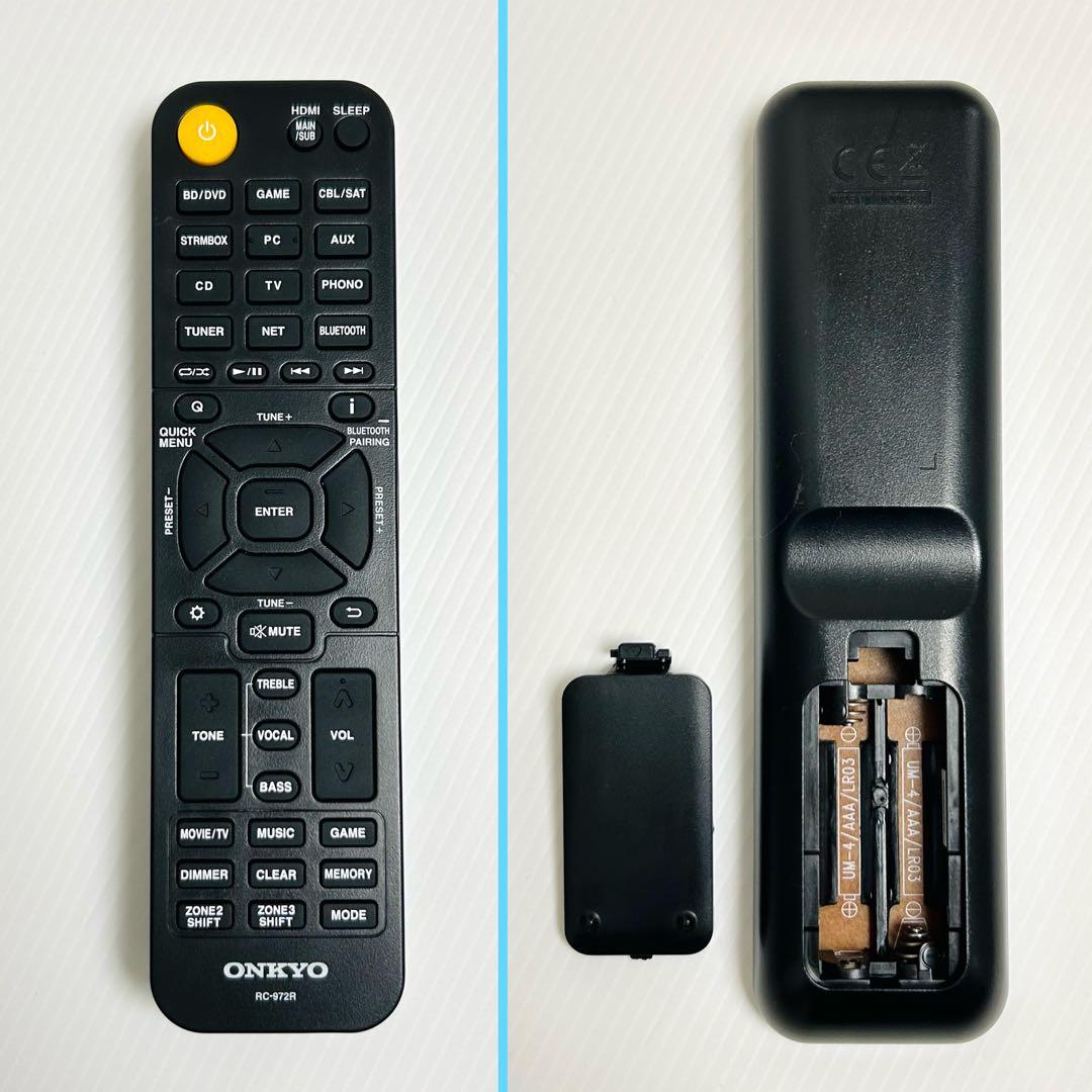 使用少 美品 ONKYO AVレシーバー TX-NR6100 ブラック アンプ