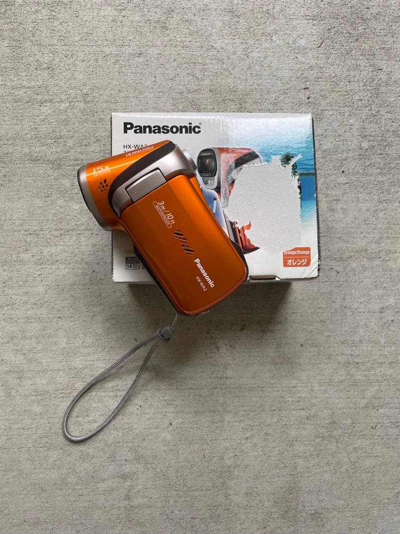パナソニック　Panasonic ハンディビデオ　HX-WA2 オレンジ