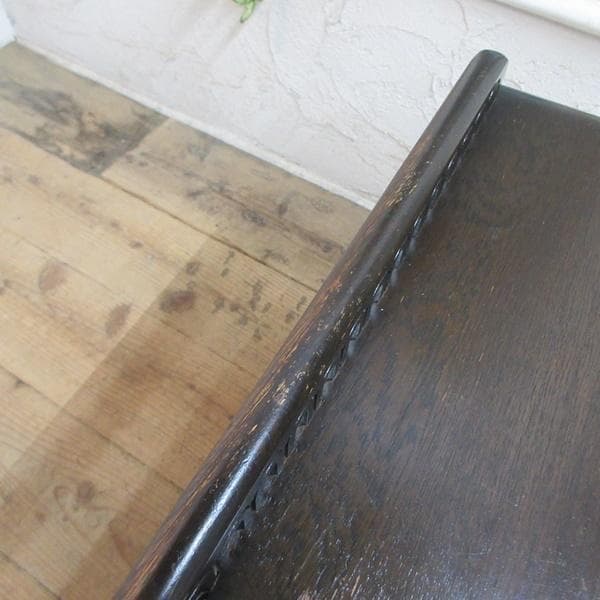 イギリス アンティーク 家具 テレフォンベンチ サイドテーブル 収納 6931d