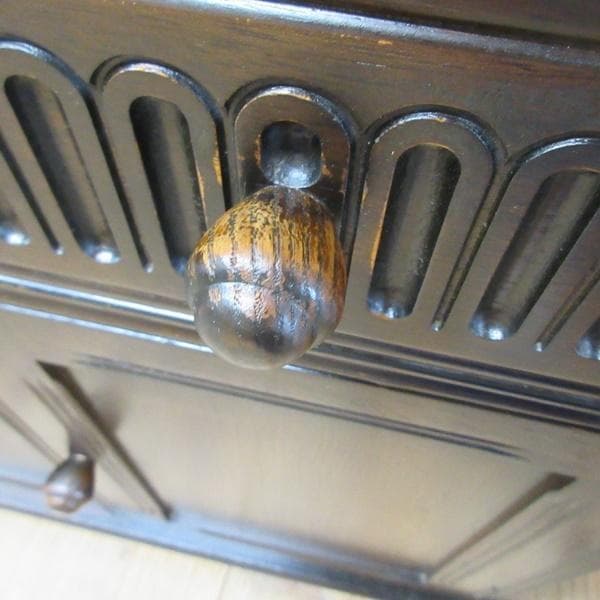 イギリス アンティーク 家具 テレフォンベンチ サイドテーブル 収納 6931d