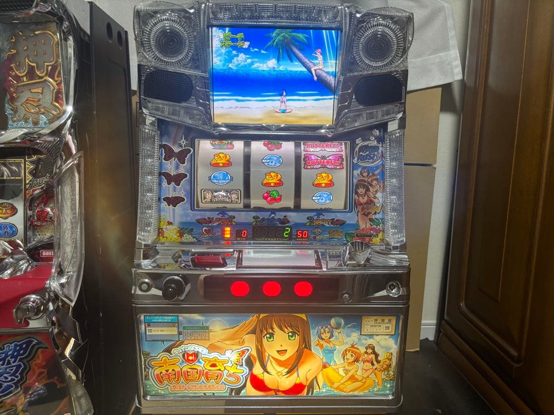 パチスロ　南国育ち　1st vacation 実機