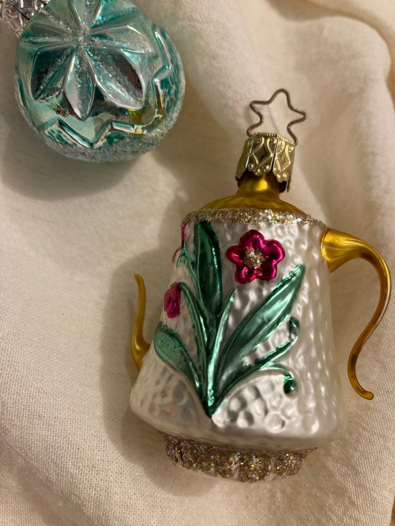 vintage German Inge glass クリスマスオーナメント　6個