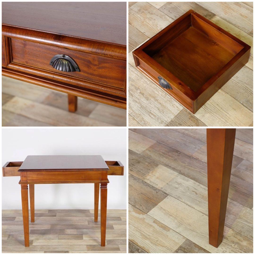 B 新品 アジアン ダイニングテーブル S カフェ カントリー 机 アンティーク