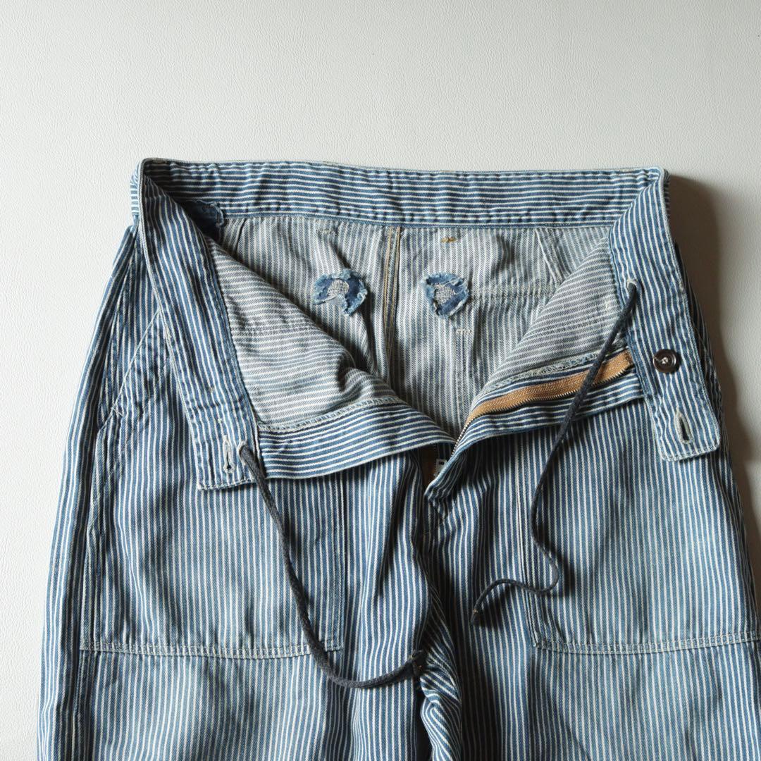 専用商品5182【美品】45R 小麦デニムの908ベイカーパンツ ストライプ