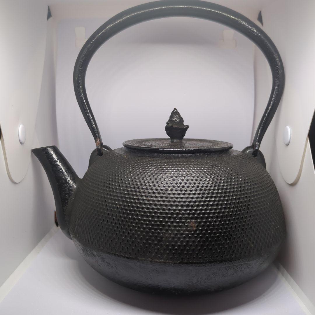 鉄急須丸アラレ