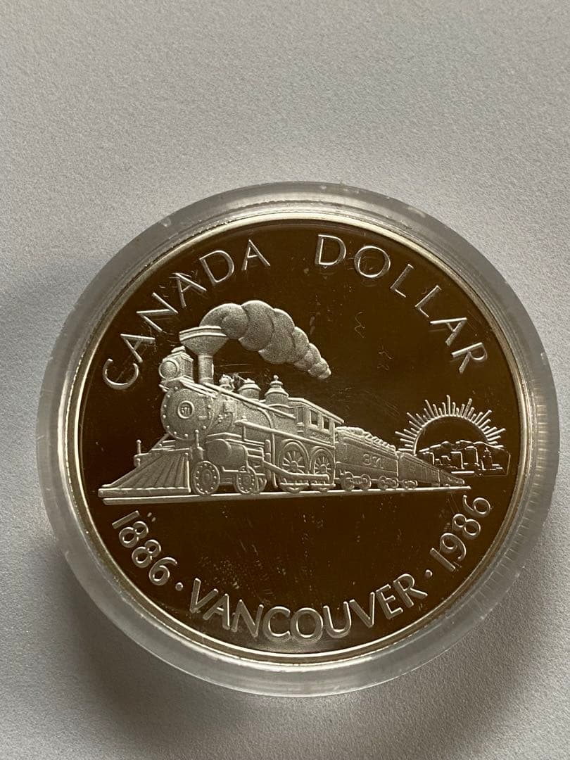 1986年 カナダ1ドル銀貨 プルーフ 未使用 記念