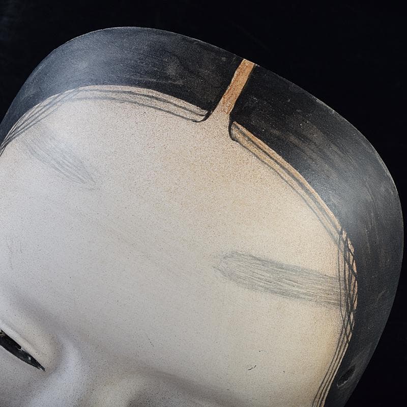 能面　能楽　雅楽　木彫　若女　在銘　V　R9512