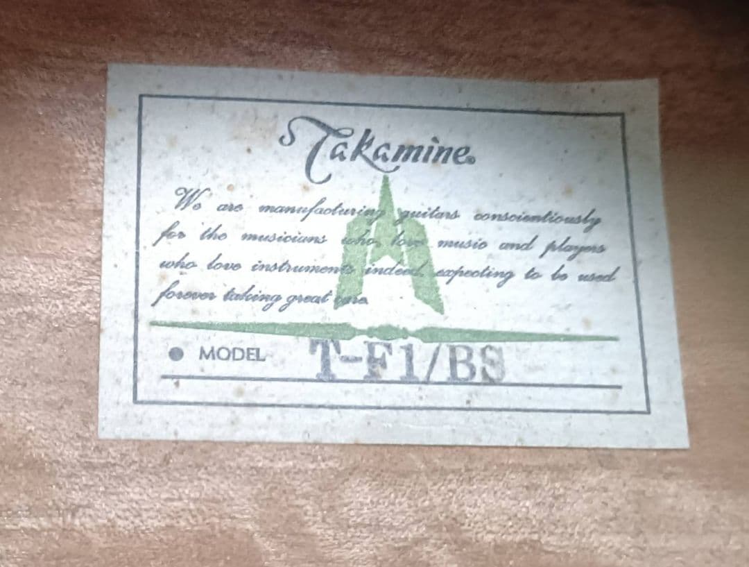 Takamine タカミネ T-F1/BS アコースティックギター