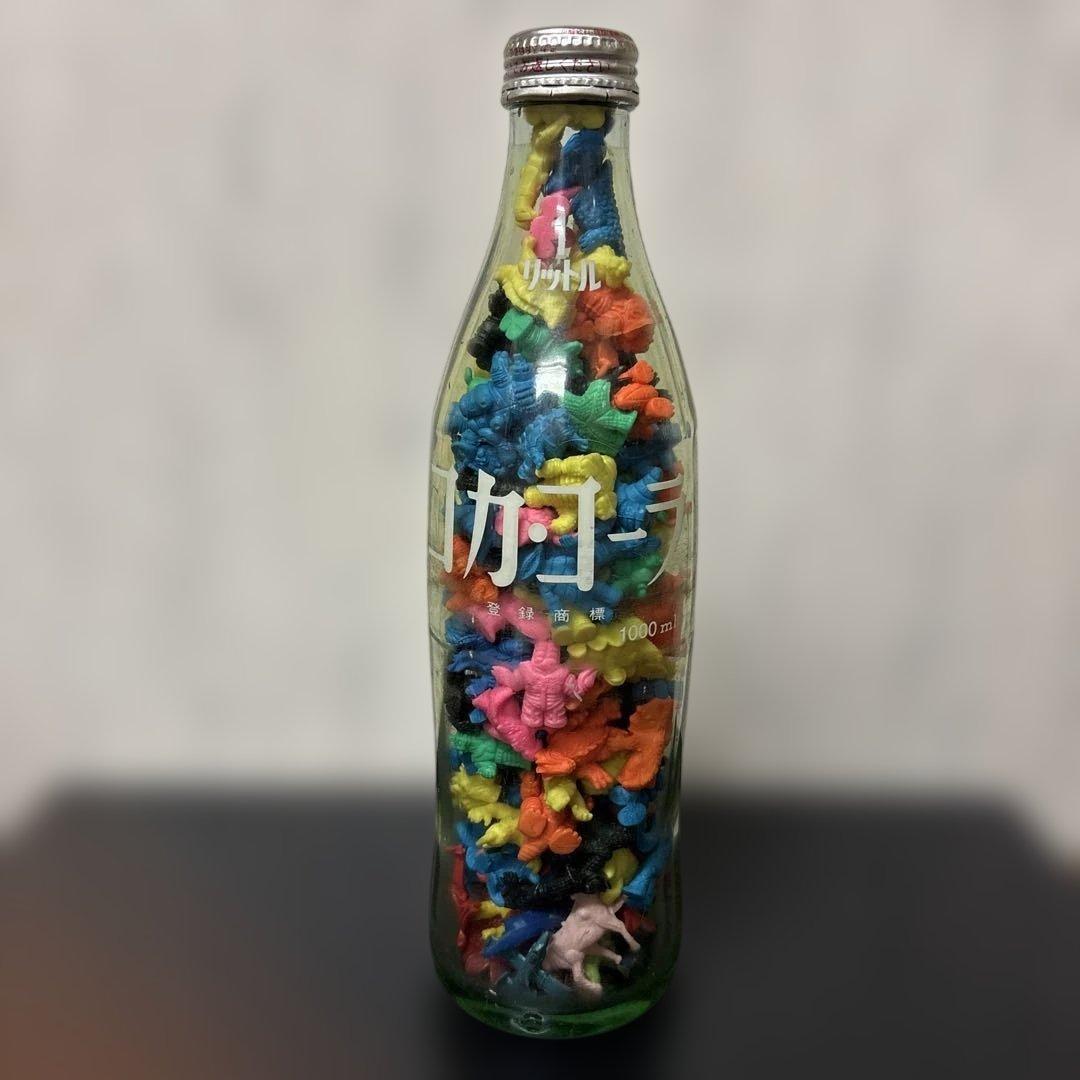 ウルトラ怪獣消しゴム フィギュア コカコーラ1リットル瓶詰め 当時物 昭和レトロ