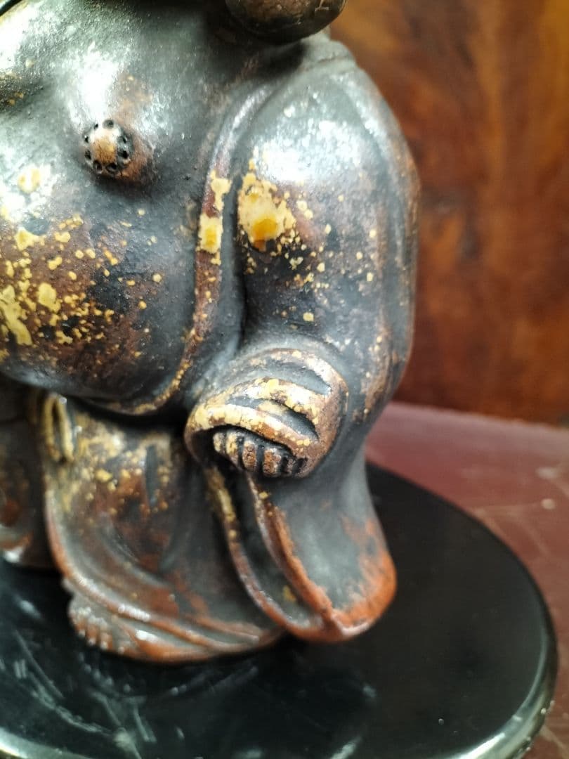 布袋尊　備前焼