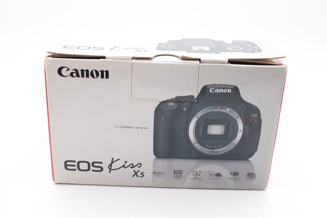 Canon EOS Kiss X5 ボディ　元箱付き　付属品完備　画面回転