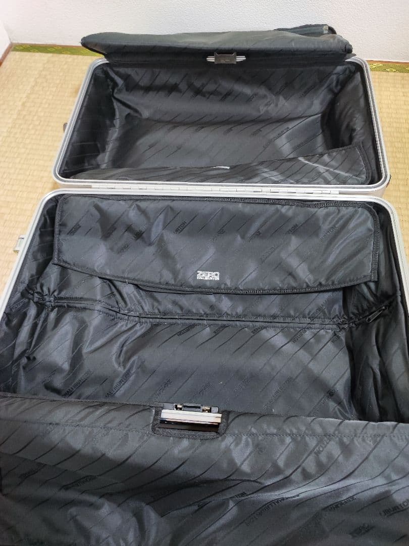 【ジャンク】ゼロハリバートン キャリーケース シルバー