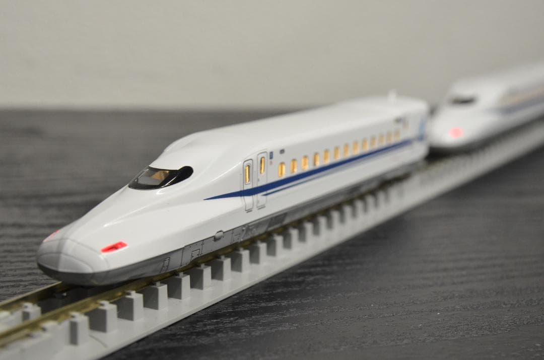 【軽加工品】KATO N700A 東海道新幹線 16両フルセット 自作室内灯付き