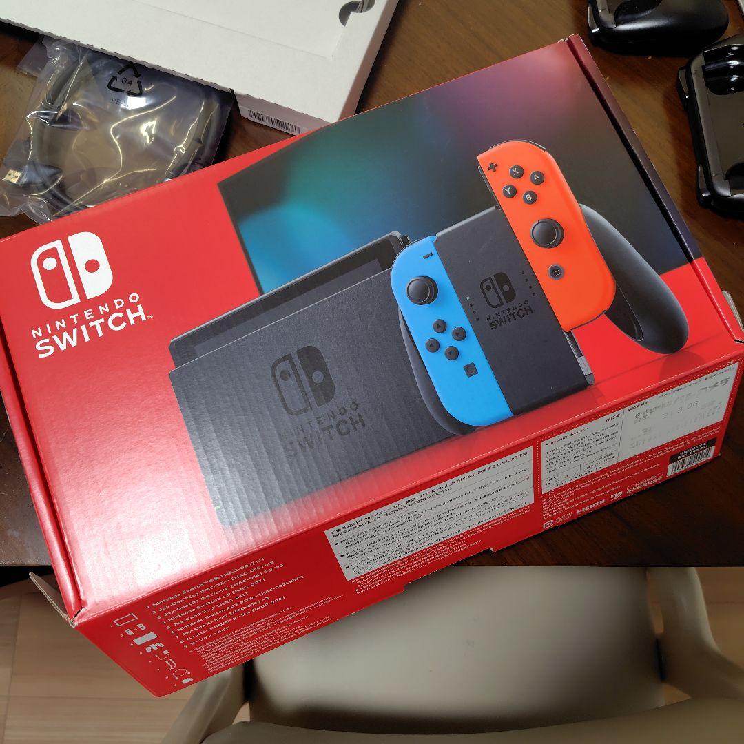 nintendo switch （後期モデル）本体　中古　フルセット