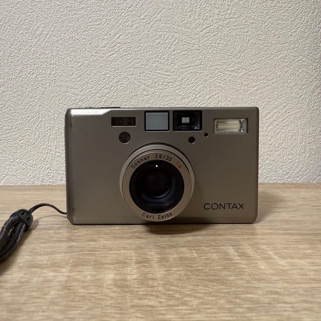 【動作確認済み】CONTAX T3 コンパクトフィルムカメラ チタンシルバー
