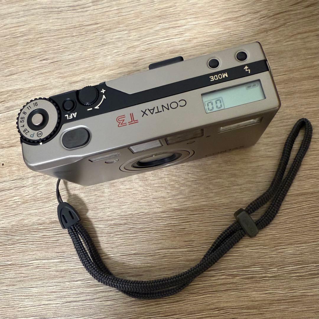 【動作確認済み】CONTAX T3 コンパクトフィルムカメラ チタンシルバー