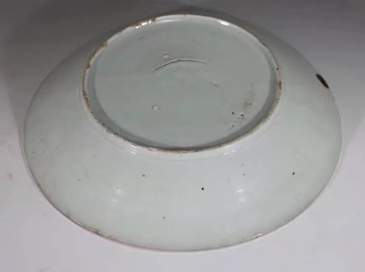 青花 大皿 清時代 中国古玩