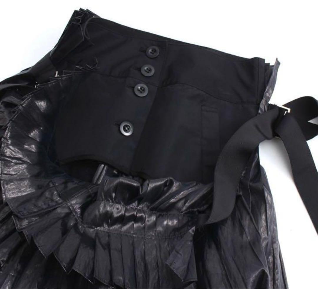 【ほぼ未使用】サカイ sacai プリーツキュロット ブラック サイズ1