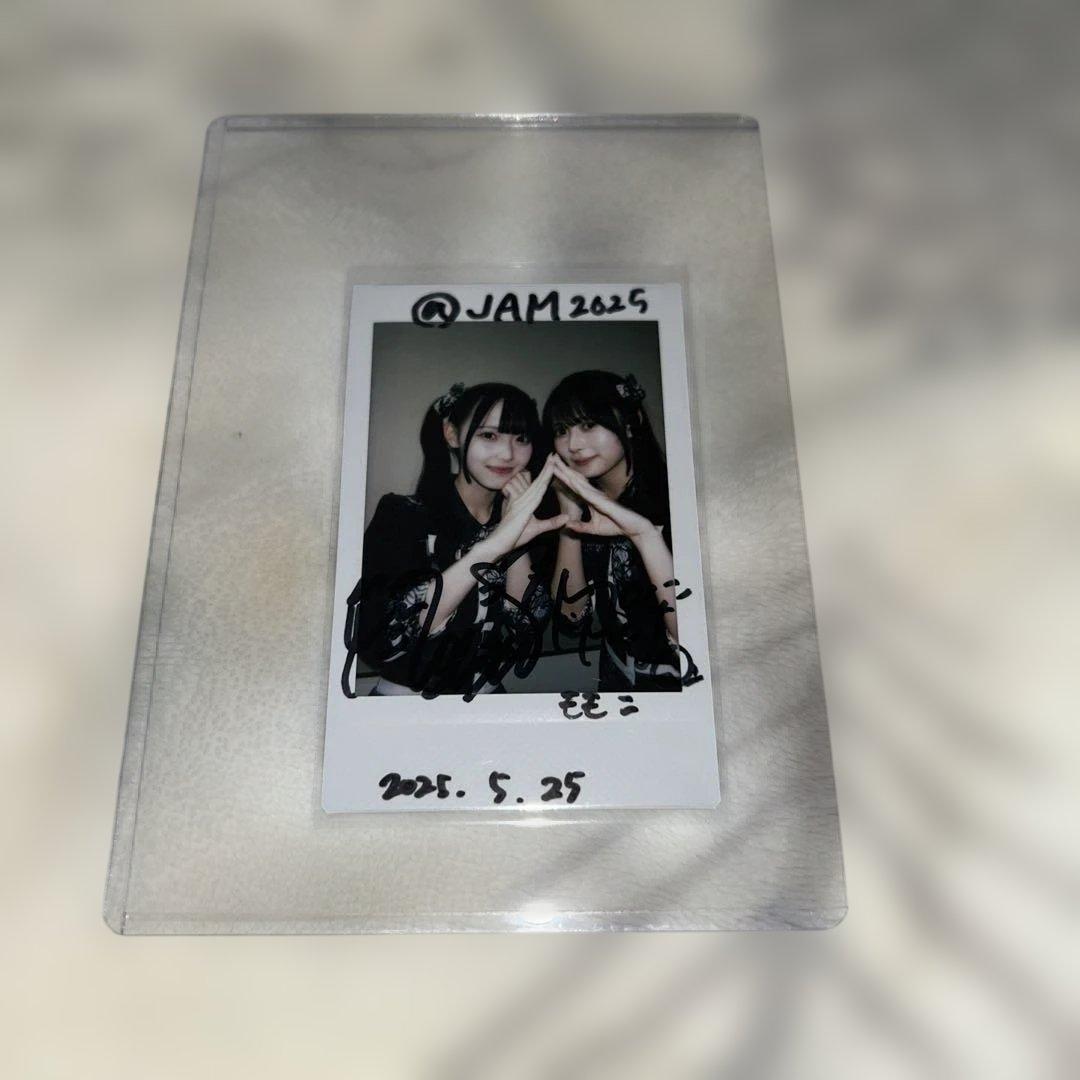 高嶺のなでしこ チェキ 松本ももな 橋本桃呼 直筆サイン