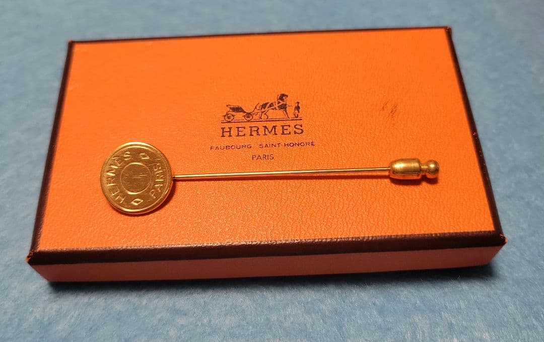 Hermès エルメス ピンブローチ セリエ ゴールド