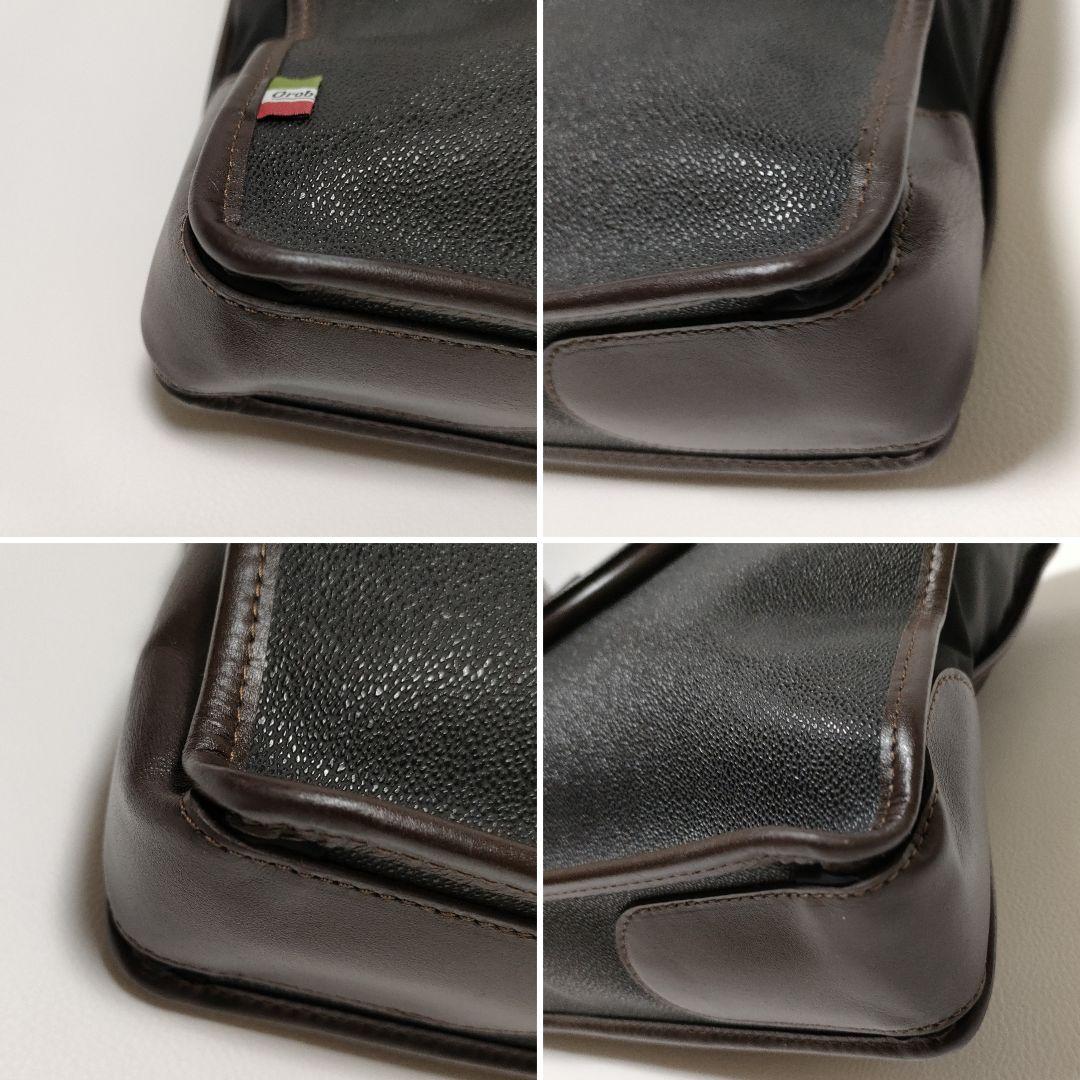 【極美品】orobianco ビジネス レザートートバッグ A4収容可
