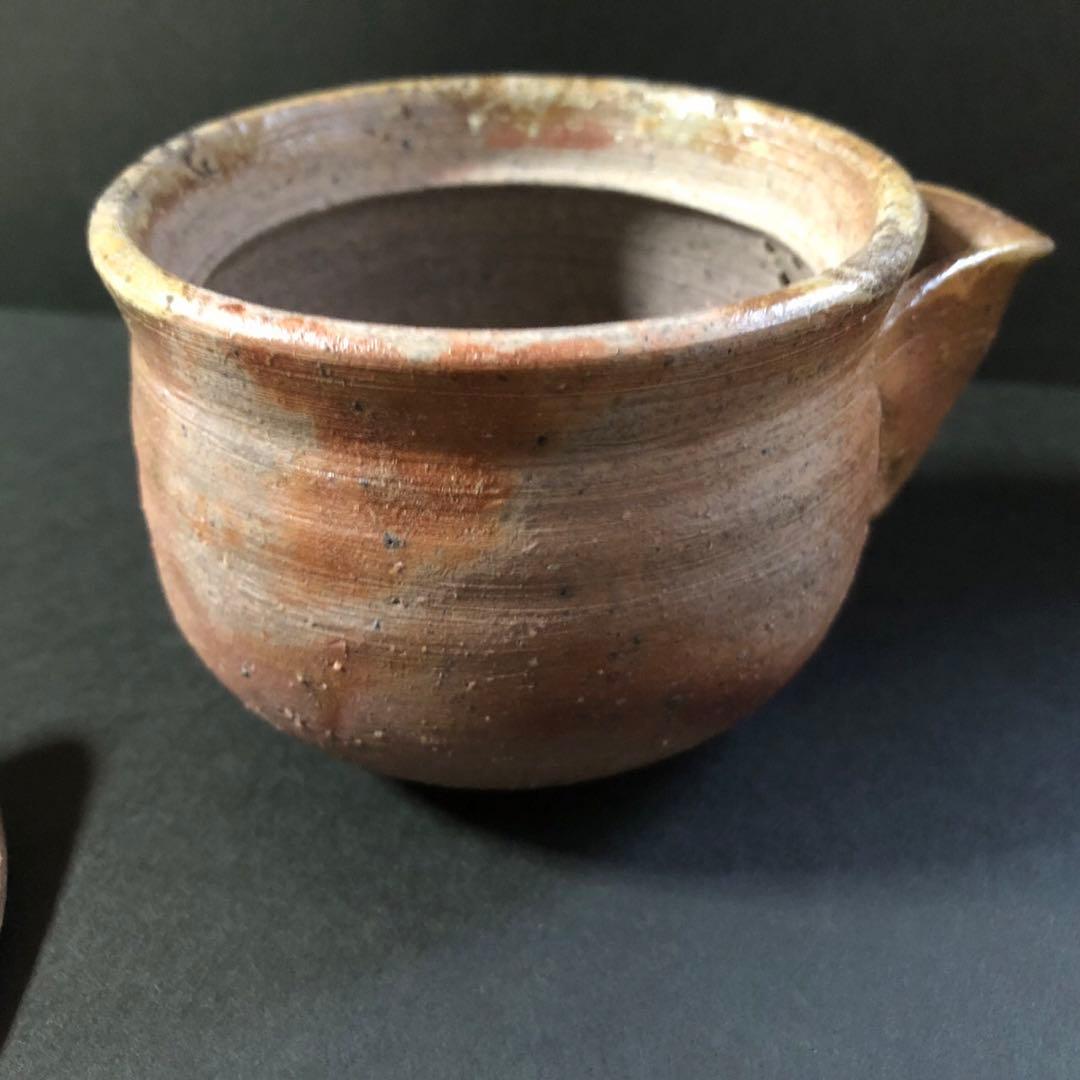 備前　木村長十郎友敬　長十郎　宝瓶　伝統工芸品　茶器　共箱