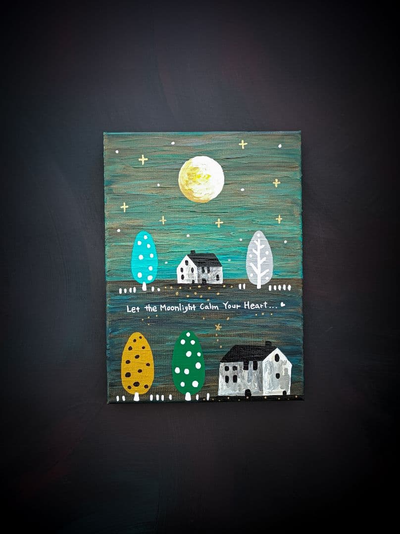 ✿月野乃亜 Unique作品 F4／333×242mm 現代アート