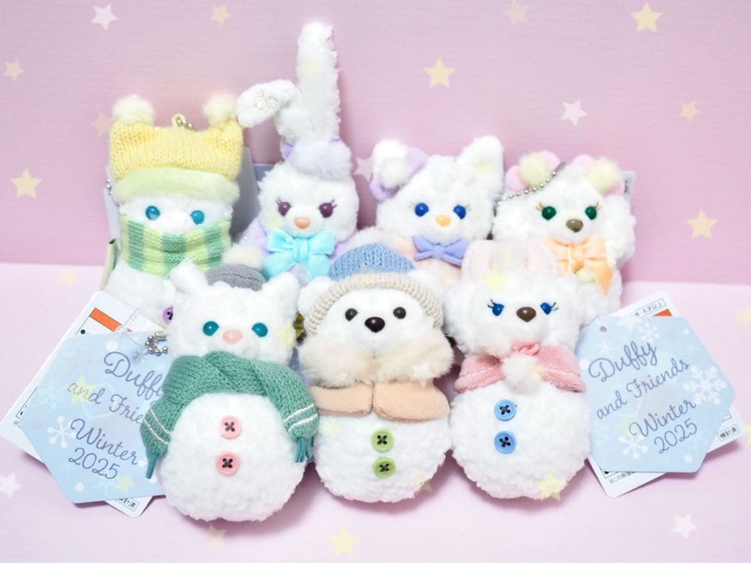 シークレットオブスノーウィーデイ ぬいぐるみチャーム コンプリート