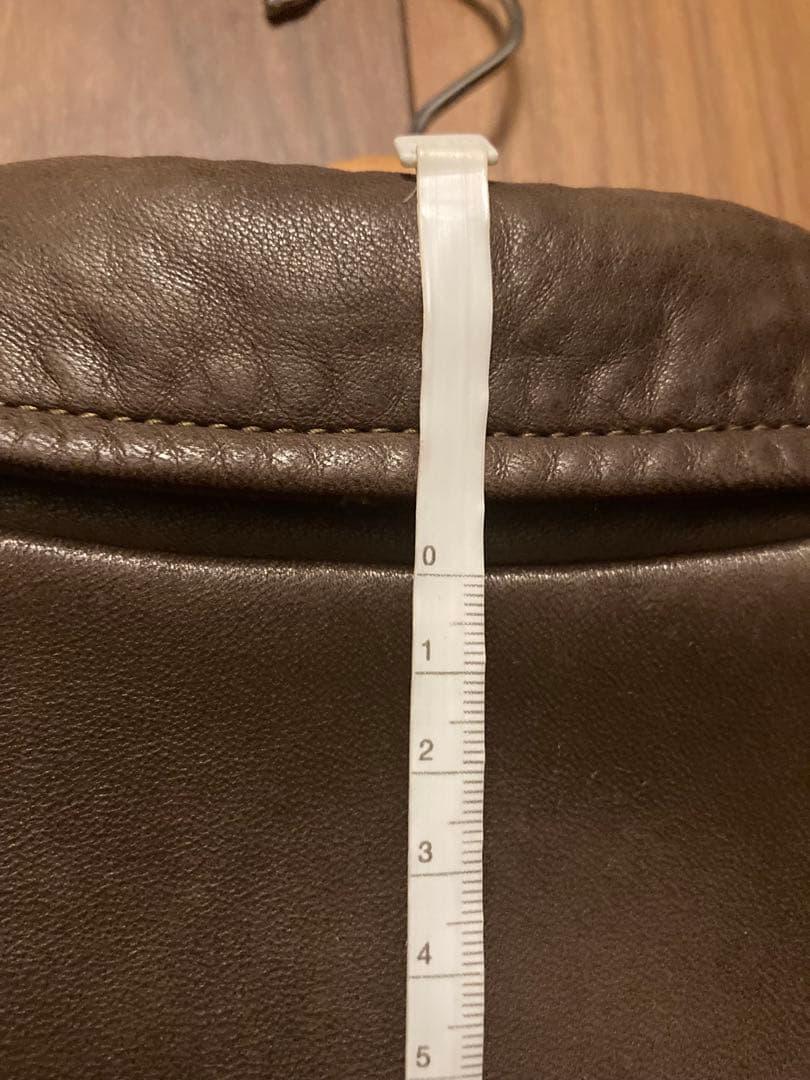 ぱ*ち様 名作 ラルフローレン レザージャケット ブラウン ラムレザー L