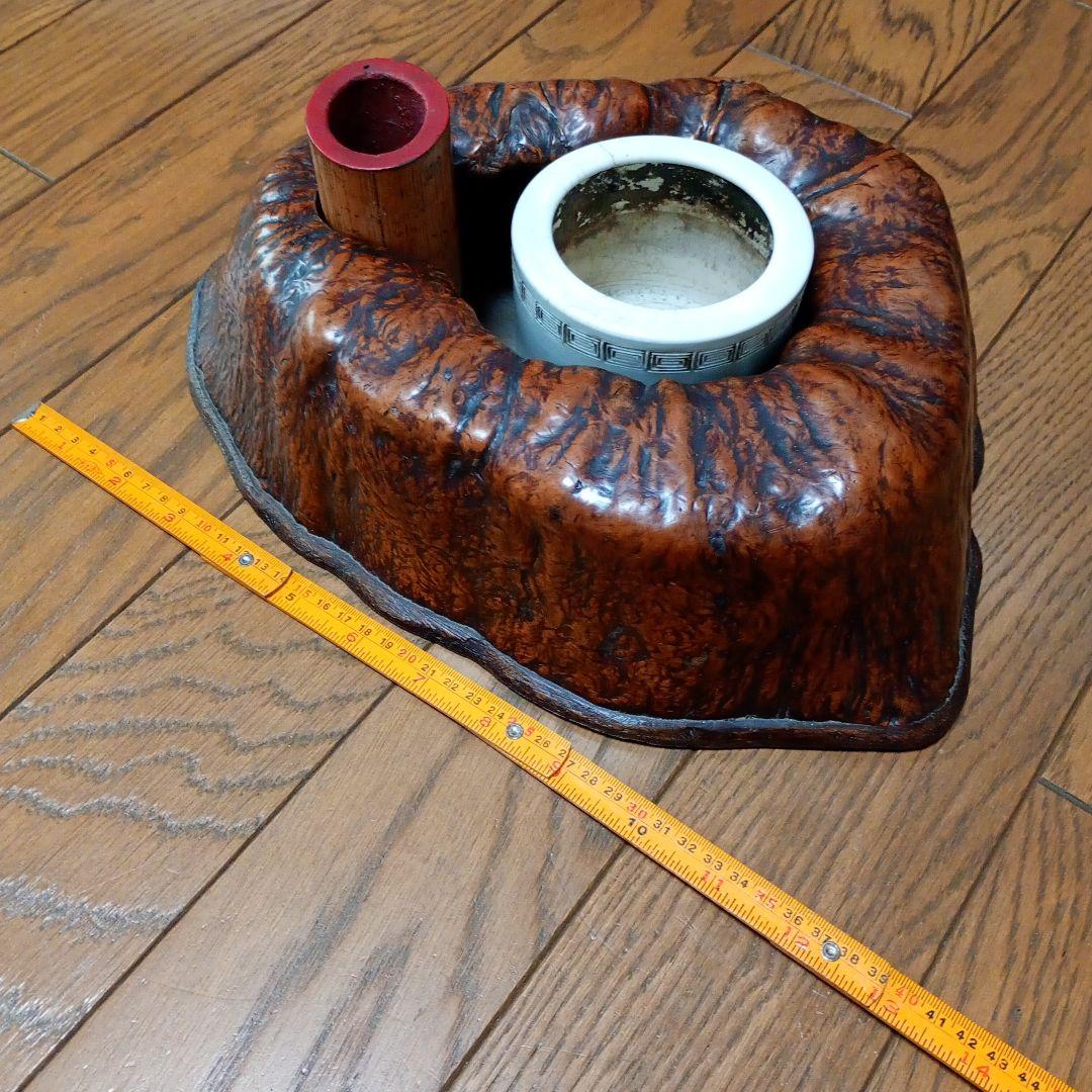 煙草盆　天然木製　アンティーク　骨董品
