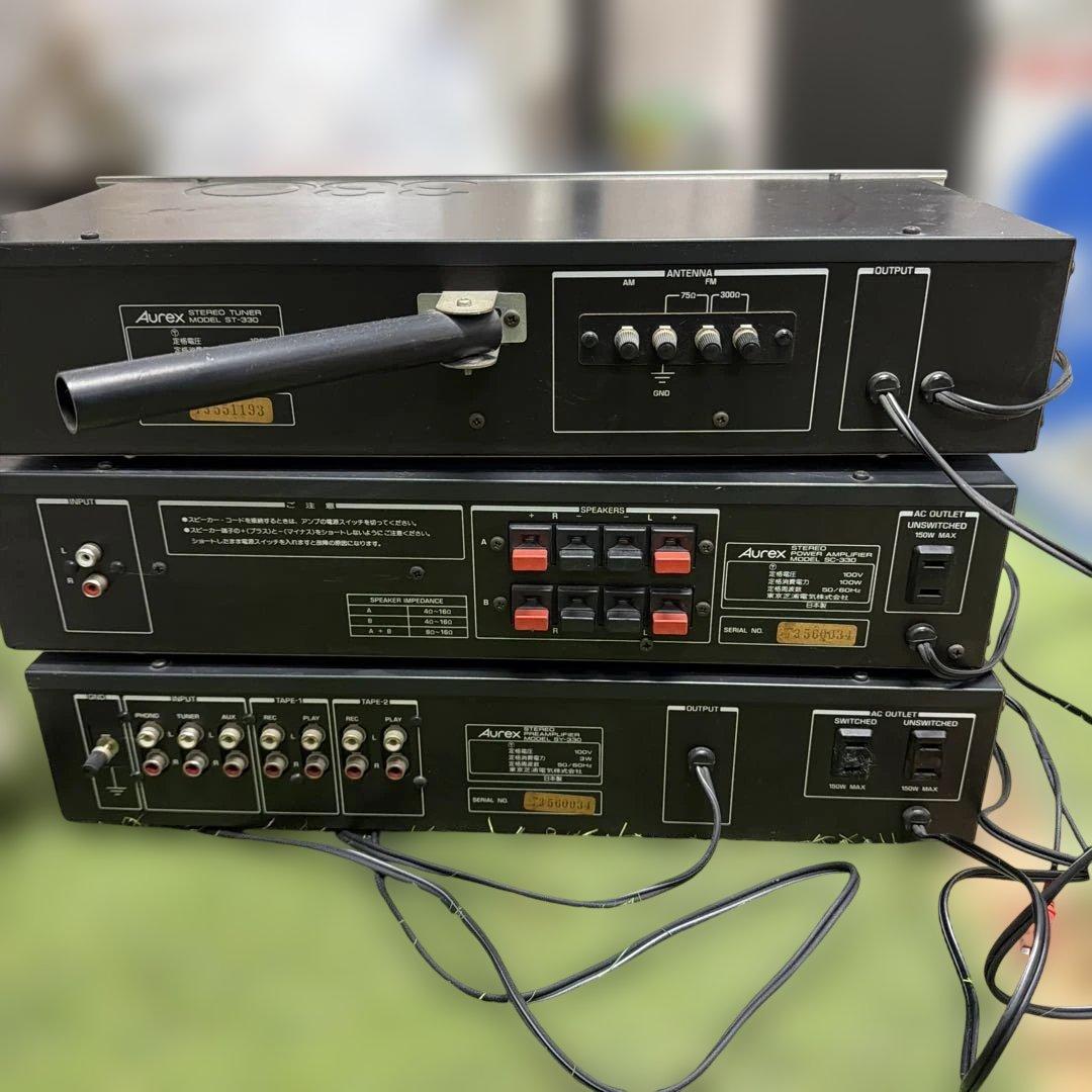 Aurex ステレオアンプチューナー フル