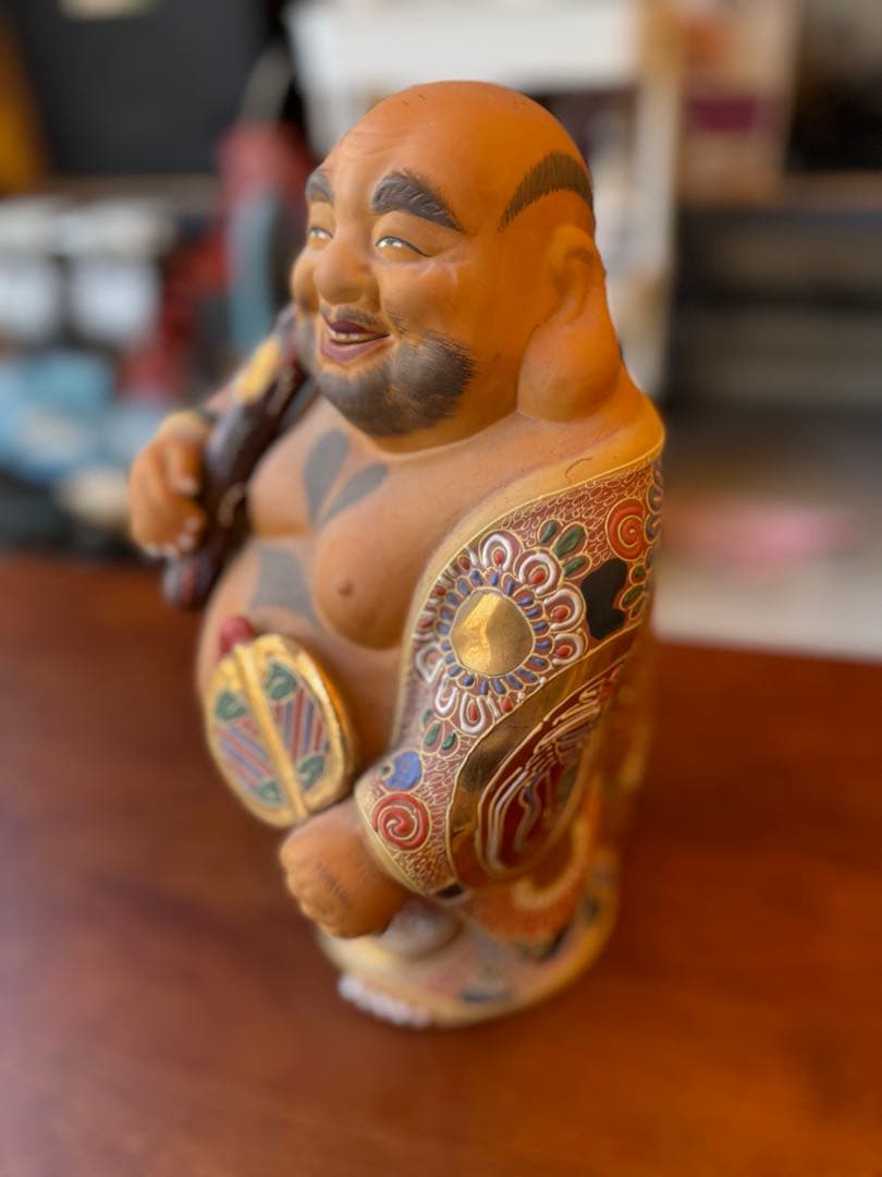 布袋様　九谷焼き　置き物