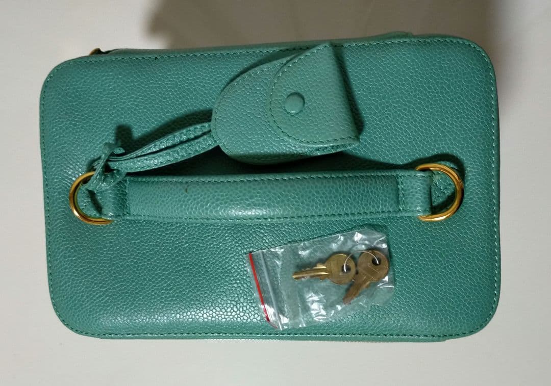 【ヴィンテージ】未使用CHANEL キャビンスキン ショルダー可能バニティバッグ