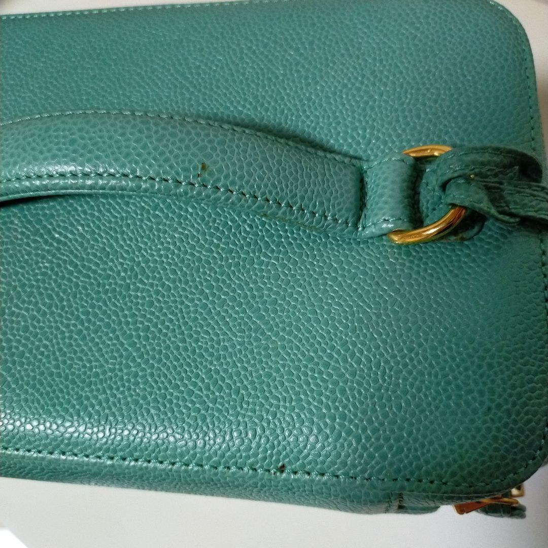 【ヴィンテージ】未使用CHANEL キャビンスキン ショルダー可能バニティバッグ