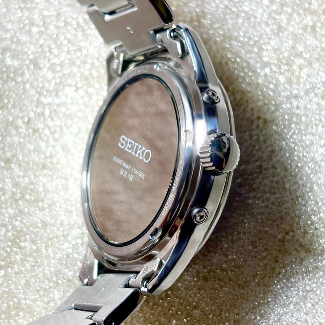 SEIKO ソーラー電波 SBTM231 7B24-0BJ0 ブルー 超美品