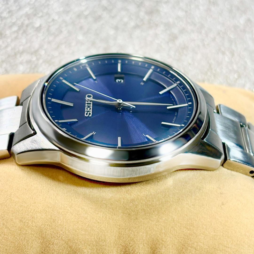 SEIKO ソーラー電波 SBTM231 7B24-0BJ0 ブルー 超美品